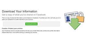 Why Should I Download facebook data