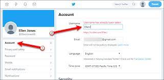 reasons why you can't change your Twitter username