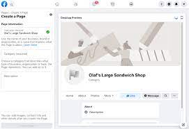 facebook business page