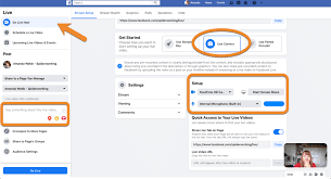 how to go live on facebook