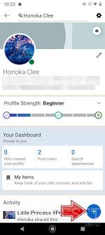 linkedin mobile feed